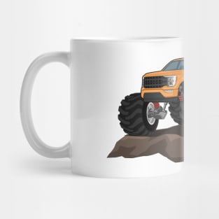 truck f150 offroad style orange Mug